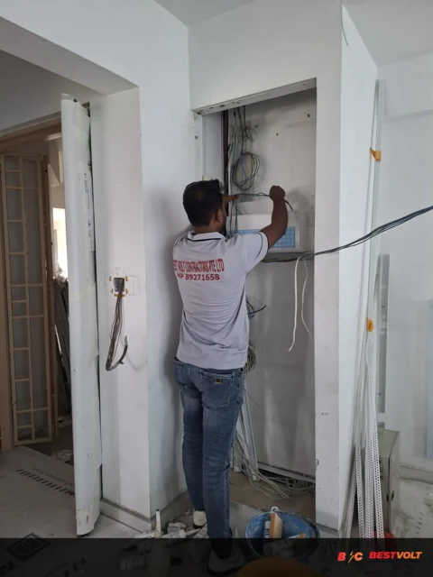 HDB Rewiring - Punggol Drive 635A - HDB - 4 Room - Image 01 by BestVolt Contractors Singapore - Electrical Rewiring Project
