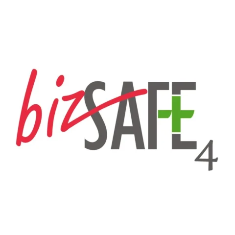 bizSAFE Level 4 certification logo — Singapore’s workplace safety and health programme.