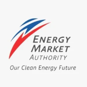 Energy Market Authority (EMA), Singapore logo — “Our Clean Energy Future”.